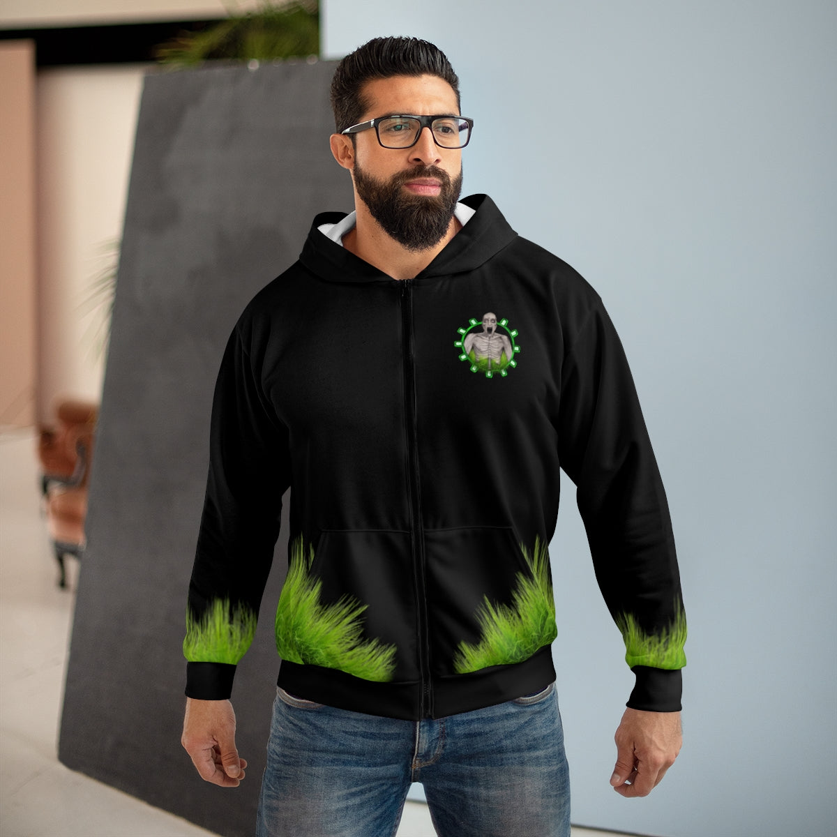 Risen Unisex Zip Hoodie